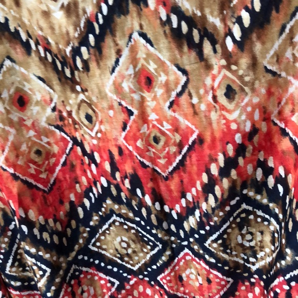 Button down in blue and coral - Picture 3 of 4